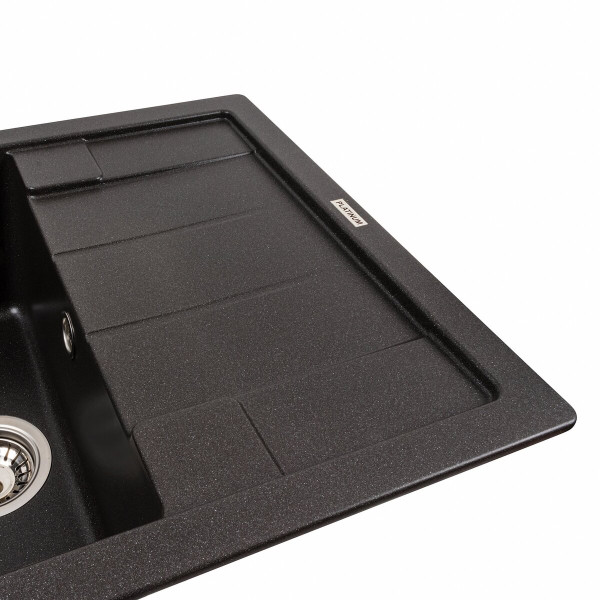 Гранітна мийка для кухні VALESO INTENSO 6550 матова Моріон