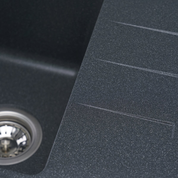 Гранітна мийка для кухні VALESO LIANA 6243 матова Антрацит
