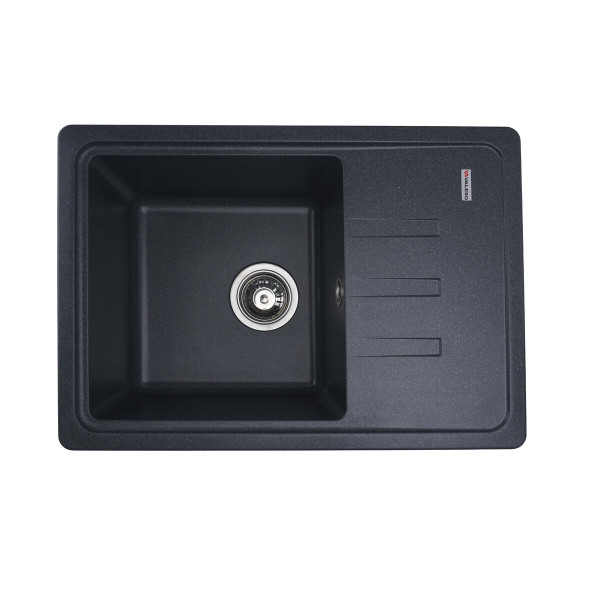 Гранітна мийка для кухні VALESO LIANA 6243 матова Антрацит