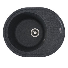 Гранитная мойка для кухни VALESO SOUL 6250 матовая Графит