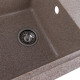 Гранітна мийка для кухні VALESO LIANA 6243 матова Карамель