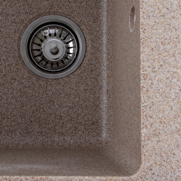 Гранітна мийка для кухні VALESO LIANA 6243 матова Карамель