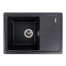 Гранитная мойка для кухни VALESO LIANA 6243 матовая Карбон