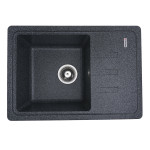 Гранітна мийка для кухні VALESO LIANA 6243 матова Графіт