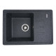 Гранітна мийка для кухні VALESO LIANA 6243 матова Графіт