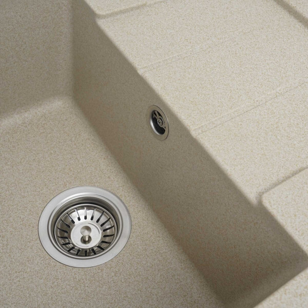 Гранітна мийка для кухні VALESO INTENSO 6550 матова Сафарі