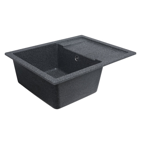 Гранітна мийка для кухні VALESO INTENSO 6550 матова Графіт