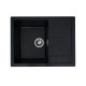 Гранітна мийка для кухні VALESO INTENSO 6550 матова Чорний металік