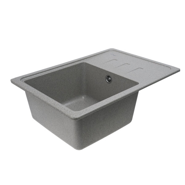 Гранітна мийка для кухні VALESO LIANA 6243 матова Сіра