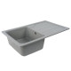 Гранітна мийка для кухні VALESO VERONA 7850 матова Сіра