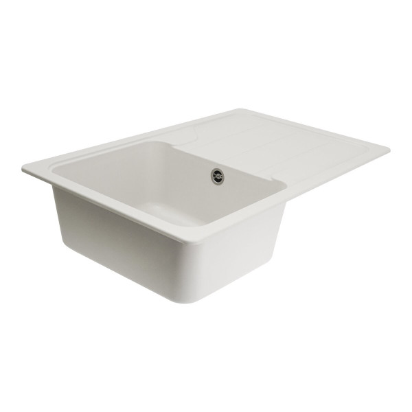 Гранітна мийка для кухні VALESO VERONA 7850 матова Білосніжна