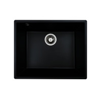Гранітна мийка для кухні VALESO OASIS 5444 матова Чорна
