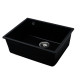 Гранітна мийка для кухні VALESO OASIS 5444 матова Чорна