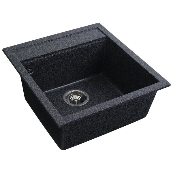 Гранітна мийка для кухні VALESO FIESTA 5149 матова Графіт