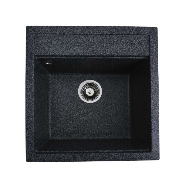 Гранітна мийка для кухні VALESO FIESTA 5149 матова Графіт