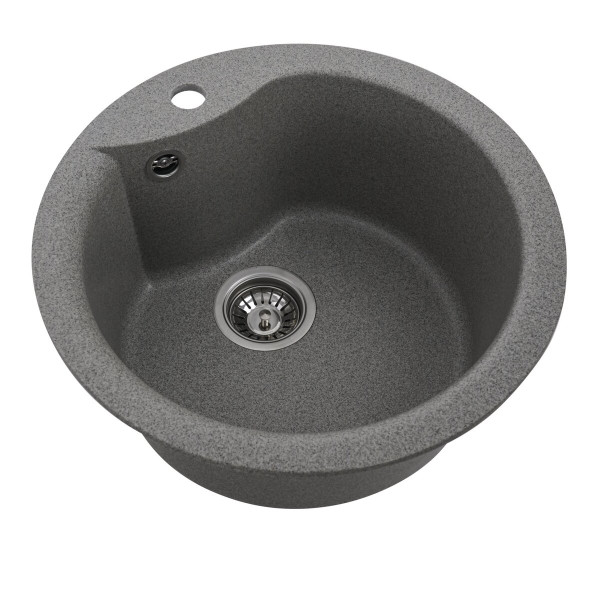 Гранітна мийка для кухні VALESO TURAS 480 матова Сіра
