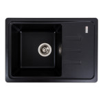 Гранітна мийка для кухні VALESO LIANA 6243 матова Чорна