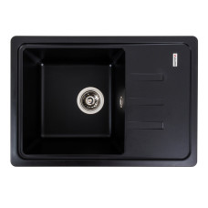 Гранитная мойка для кухни VALESO LIANA 6243 матовая Черная