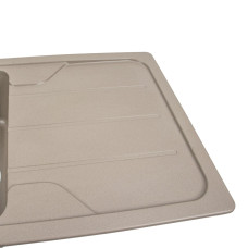 Гранитная мойка для кухни VALESO VERONA 7850 матовая Титан