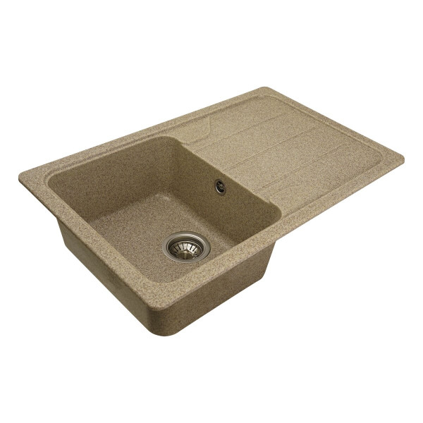 Гранітна мийка для кухні VALESO VERONA 7850 матова Карамель