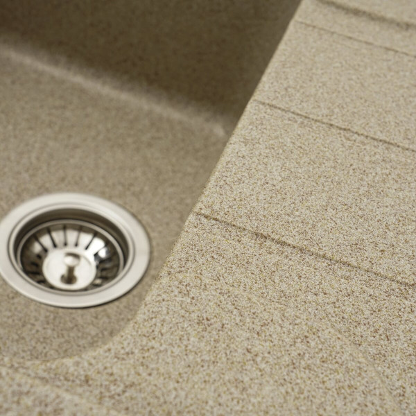 Гранітна мийка для кухні VALESO VERONA 7850 матова Карамель