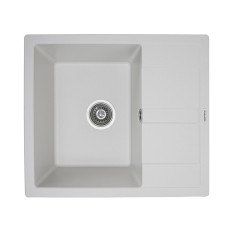 Гранитная мойка для кухни VALESO ARIA 5851 матовая Белоснежная