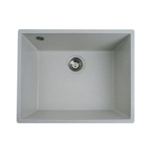 Гранитная мойка для кухни VALESO OASIS 5444 матовая Белая в точку