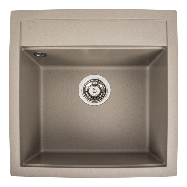 Гранітна мийка для кухні VALESO FIESTA 5149 матова Титан