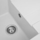 Гранітна мийка для кухні VALESO INTENSO 6550 матова Білосніжна