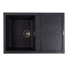 Гранитная мойка для кухни VALESO SELENA 7950 матовая Графит