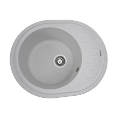 Гранитная мойка для кухни VALESO SOUL 6250 матовая Белая в точку