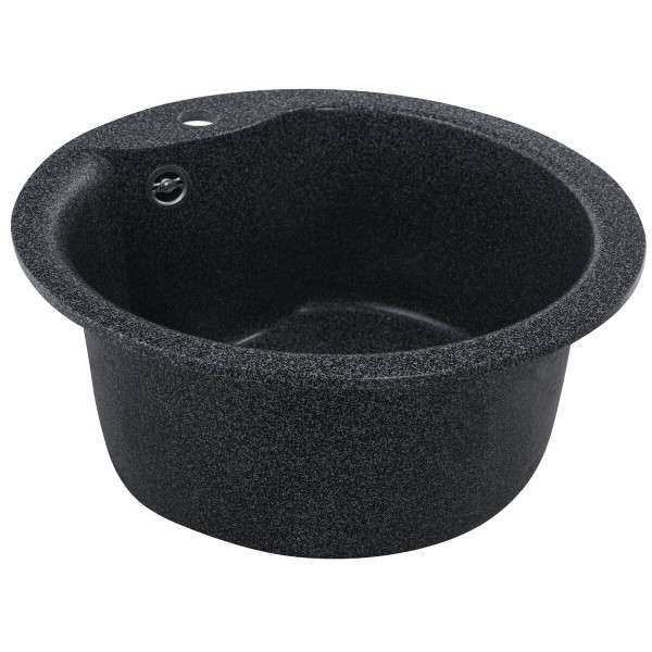 Гранітна мийка для кухні VALESO TURAS 480 матова Графіт