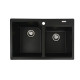 Гранітна мийка для кухні VALESO HARMONY 7850 матова Чорна
