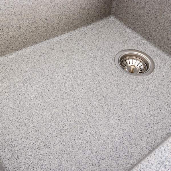 Гранітна мийка для кухні VALESO DIAMOND 8650 матова Сіра