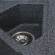 Гранітна мийка для кухні VALESO 9950 PANDORA матова Графіт