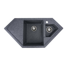 Гранитная мойка для кухни VALESO 9950 PANDORA матовая Графит