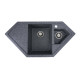Гранітна мийка для кухні VALESO 9950 PANDORA матова Графіт