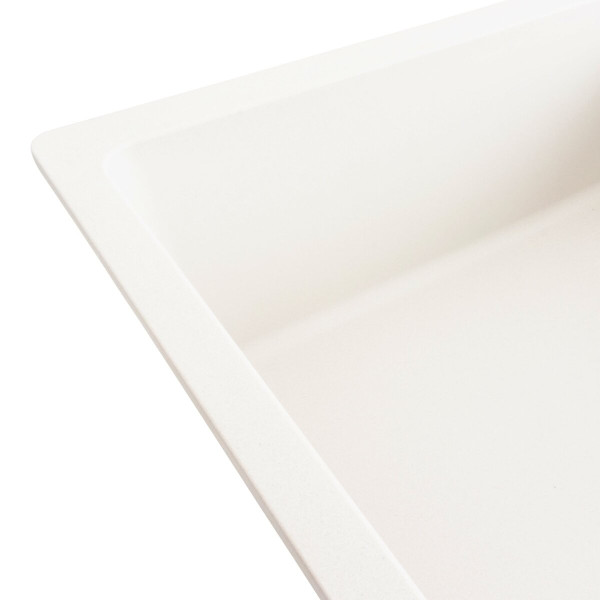 Гранитная мойка для кухни VALESO ROMA 7850 матовая Белоснежная