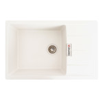 Гранітна мийка для кухні VALESO ROMA 7850 матова Білосніжна