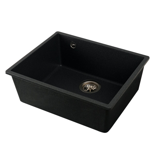 Гранітна мийка для кухні VALESO OASIS 5444 матова Антрацит