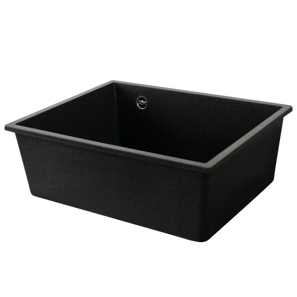 Гранітна мийка для кухні VALESO OASIS 5444 матова Антрацит