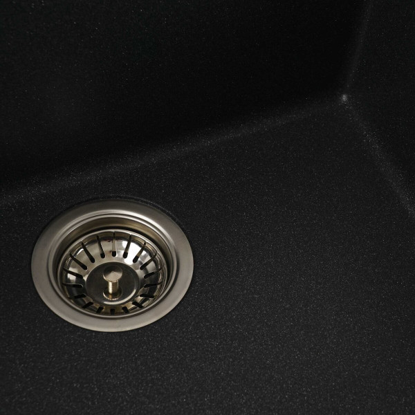 Гранітна мийка для кухні VALESO OASIS 5444 матова Антрацит