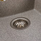 Гранітна мийка для кухні VALESO ROXY 3744 матова Сіра