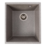Гранітна мийка для кухні VALESO ROXY 3744 матова Сіра