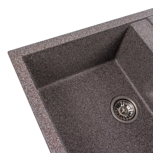 Гранітна мийка для кухні VALESO SELENA 7950 матова Мікс