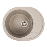 Гранітна мийка для кухні VALESO 5847 ONYX матовий Титан