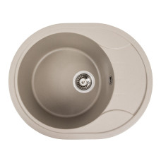 Гранитная мойка для кухни VALESO 5847 ONYX матовый Титан