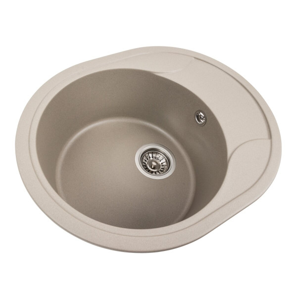 Гранітна мийка для кухні VALESO 5847 ONYX матовий Титан