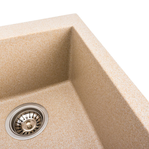 Гранітна мийка для кухні VALESO SOKIL 4150 матова Сафарі