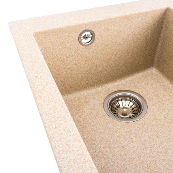 Гранітна мийка для кухні VALESO SOKIL 4150 матова Сафарі